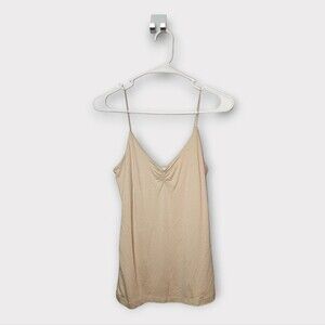 Zara Gathered V-Neck Tank M